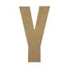 20" Wooden Superhero Letter Y Unfinished, American Captain Font, Craft Cutout on 1-4" MDF view 1