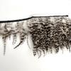 Shekyeon 2yards Rooster Hackle Feather Trim Fringe for DIY Clothing Craft Dress Decoration(Natural 2) view 3