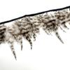 Shekyeon 2yards Rooster Hackle Feather Trim Fringe for DIY Clothing Craft Dress Decoration(Natural 2) view 4