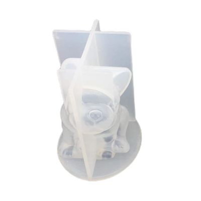 Dog Silicone Candle Mould Bulldog Soap Mould DIY Puppy Wax Mould Baking Casting Ornament Moulding Casting