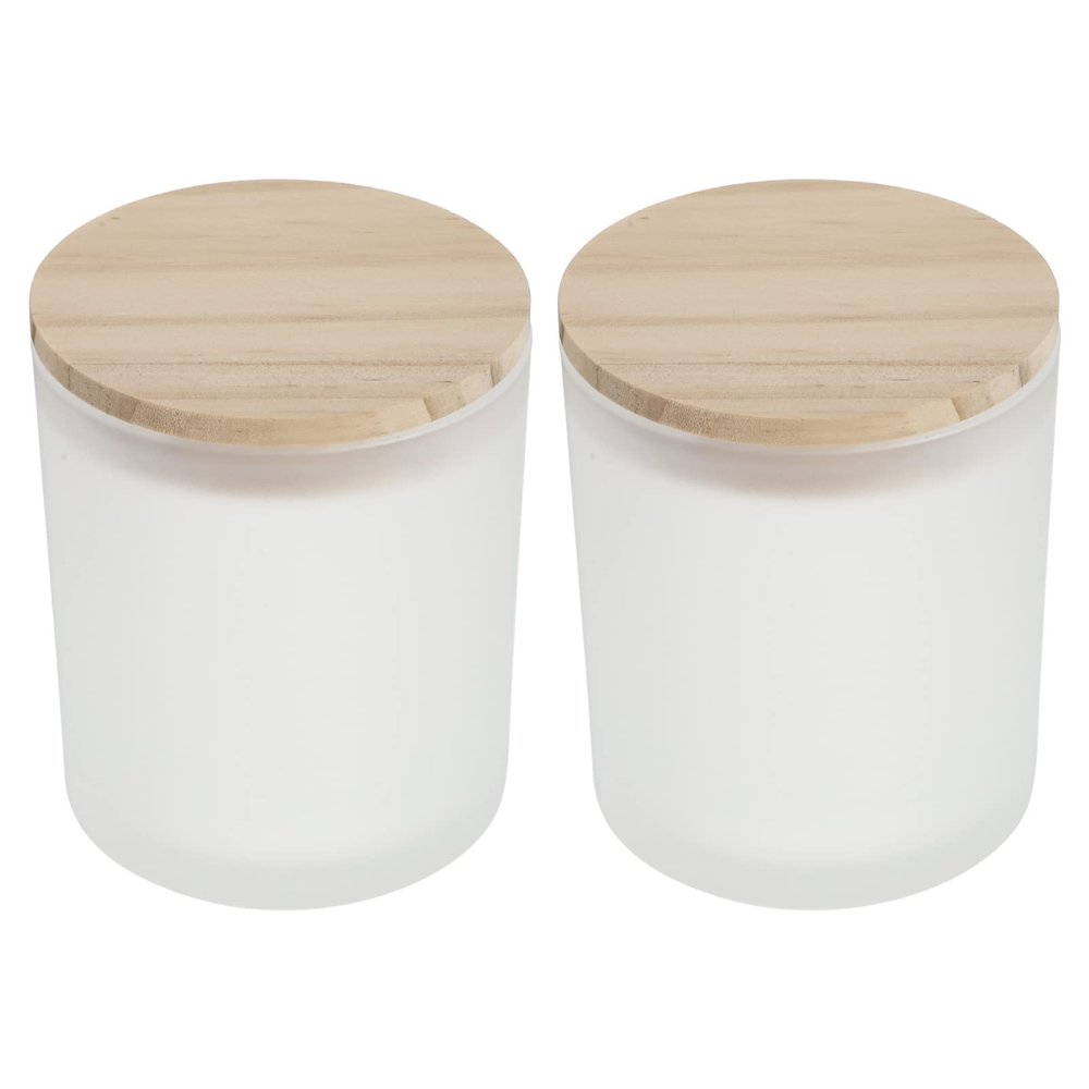 ARTIBETTER 2pcs Decorative Candle Cups Modern Simple Style Candle Holders for Home Decor Compact Portable Design for Centerpieces and Relaxation