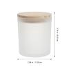 ARTIBETTER 2pcs Decorative Candle Cups Modern Simple Style Candle Holders for Home Decor Compact Portable Design for Centerpieces and Relaxation view 2
