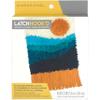 Dimensions 72-76380 Colorful Sunset Beginner Latch Hook Kit with Fringe, 10" x 12", Multicolor, 3pcs view 1