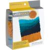 Dimensions 72-76380 Colorful Sunset Beginner Latch Hook Kit with Fringe, 10" x 12", Multicolor, 3pcs view 3
