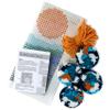 Dimensions 72-76380 Colorful Sunset Beginner Latch Hook Kit with Fringe, 10" x 12", Multicolor, 3pcs view 4