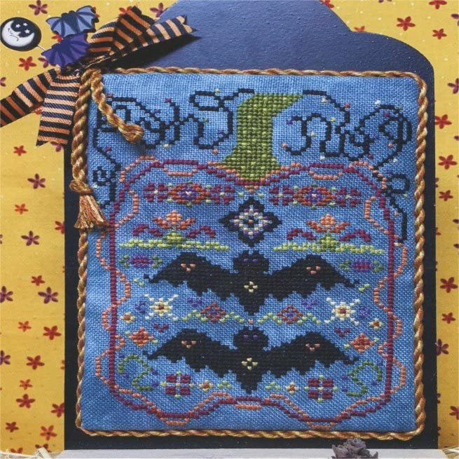 Rosewood Manor SM-023 Bats On A Pumpkin Chart by Karen Kluba