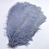 100Pcs/lot 15-70CM Gray Plume Crafts Natural Ostrich Feathers Handwork DIY Home Party Large Feathers Jewelry Wedding Decoration - Zamihalaa view 1