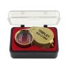 Microscope Kit 30X Folding Pocket Jeweler Magnifier Golden Color Foldable Magnifying Glass Portable Jewelry Loupe Microscope Lens Adapters (Magnification : 30X) view 2