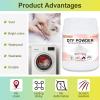 XSEINO DTF Powder 750g/26.46oz White Digital Transfer Hot Melt Adhesive, DTF Transfer Powder for Sublimation, DTF Hot Melt Adhesive Powder for All DTF and DTG Printers on All Fabric view 2