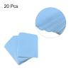 MECCANIXITY 20Pcs Iron on Patches for Clothing Repair Fabric Repair Patches Iron-On Mending Fabric Light Blue 4.9"x3.7" for Clothes, Pants, Bags Hole Repairing and Decoration view 3