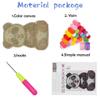 GemJelry DIY Latch Hook Kits for Adults Kids Panda Latch Hook Rug Cover Kits Hand Craft Embroidery Crochet Rugs with Preprinted Canvas Crochet Yarn Kits for Home Decoration 20''X14'' view 2