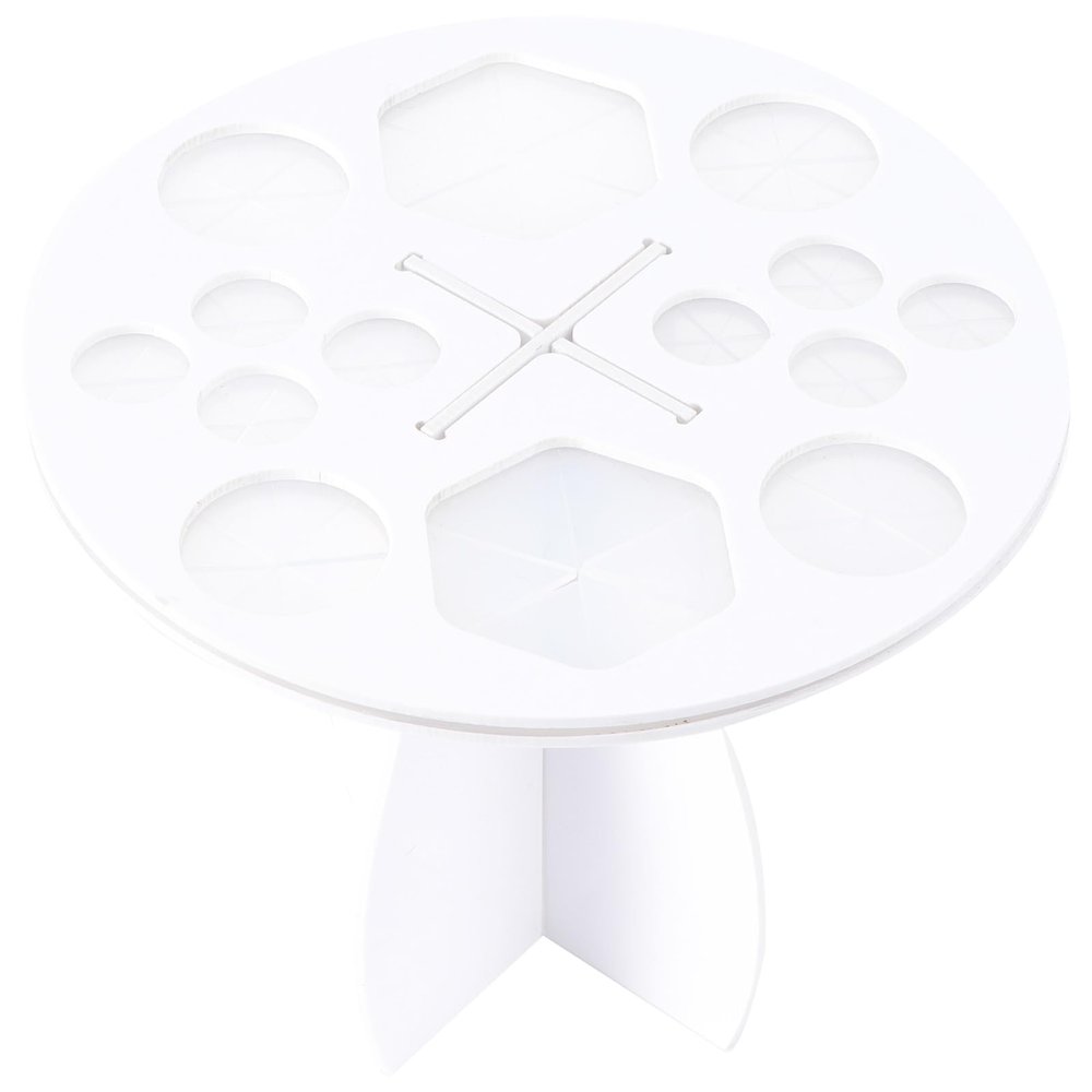 FOMIYES Dry Brush Hanger Makeup Brush Drying Rack 1pc 14 Holes Stand Holder for Organized Storage