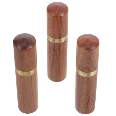 Ciieeo 3pcs Wooden Needle Cases Needle Holder for Sewing and Needlework Storage Lightweight and Portable Design for Knitting Handcrafted from Quality