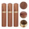 Ciieeo 3pcs Wooden Needle Cases Needle Holder for Sewing and Needlework Storage Lightweight and Portable Design for Knitting Handcrafted from Quality view 3