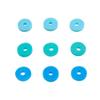 Bead Landing Turquoise PVC Rondelle Spacer Heishi Beads, 5.8mm, 12 Pack view 1