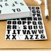 Recollections Black Block Alphabet Stickers with Gray Shadow, 12 Packs: 120 ct. (1440 Total) view 2