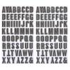Recollections Black Block Alphabet Stickers with Gray Shadow, 12 Packs: 120 ct. (1440 Total) view 3