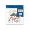Hello Hobby Cardstock Stencils Woodland CampingLake Life Explore More Adventure Travel view 1