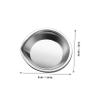 Cabilock Nail Art Metal Tray 6pcs Makeup Paint Trays Stainless Steel Small Round Paint Tray with Mouth Mixing for Paint Pigment and Water Based Painting (Diameter 1.97in) Makeup Pallet Makeup Pallet view 2
