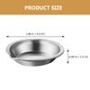 18Pcs Stainless Steel Paint Mixing Trays with Spout for Easy Pouring, Reusable Watercolor Palettes for Artists and Makeup Mixing view 2