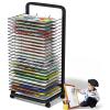 HONGKEFIT Art Drying Rack for Classroom Paint Drying Rack Art Metal Artwork Storage Display Rack Art Drying Rack with Wheels for Classroom Painting Crafts, Ideal for Schools and Art Clubs view 1