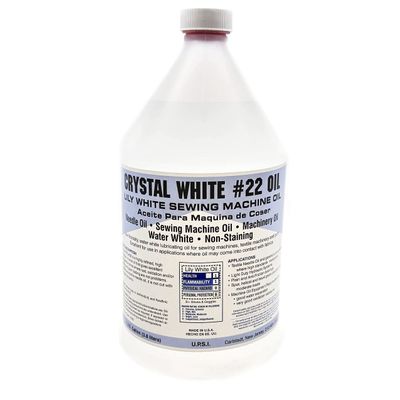 Lily White/Crystal Clear Sewing Sewing Machine Oil - 1 Gallon