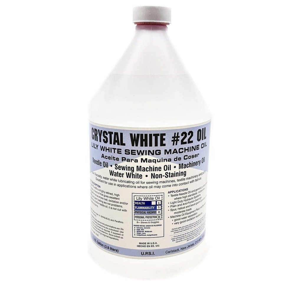 Lily White/Crystal Clear Sewing Sewing Machine Oil - 1 Gallon