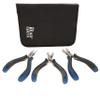 The Beadsmith Nylon Jaw Plier Set Round, Chain & Flat Nose Ergonomic Handle, Double Leaf Springs, Replacement Heads & Carry Case Jewelry Making Tool for Creating Bracelets, Earrings & Necklaces view 1