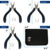 The Beadsmith Nylon Jaw Plier Set Round, Chain & Flat Nose Ergonomic Handle, Double Leaf Springs, Replacement Heads & Carry Case Jewelry Making Tool for Creating Bracelets, Earrings & Necklaces view 4
