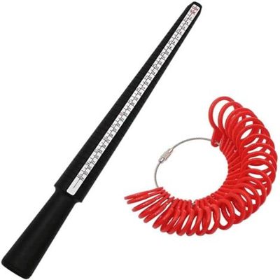 Ring Filter Ring Size Set Mandrel Stick Measuring Toolt Jewelry Making Tools