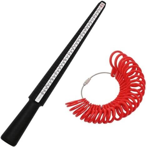 Ring Filter Ring Size Set Mandrel Stick Measuring Toolt Jewelry Making Tools