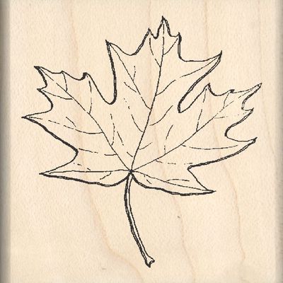 Stamps by Impression Maple Leaf Rubber Stamp 714