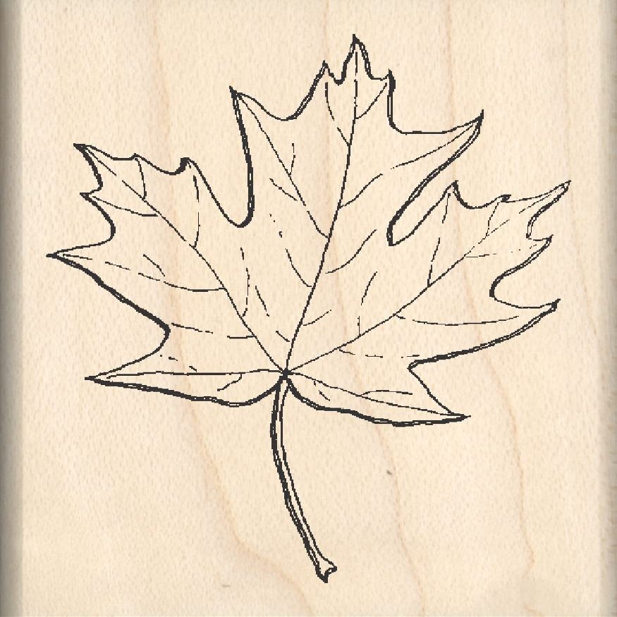 Stamps by Impression Maple Leaf Rubber Stamp 714