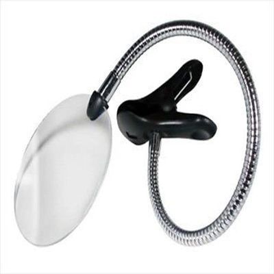 for Flexible Cable Neck Clip Spring Clamp On Book Magnifier Glass Magnifying Lens