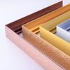 Emuledo Metal frame floater frame for 36X36" Stretched Canvas, 1 1/2" depth for wall art painting, home decor, DIY Canvas floating frame,Cut to Pieces,picture canvas frame kit, Purple Gold canvas frame (Frame for 36X36" Canvas, Purple Gold) view 2