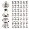 45 Sets Chicago Screws 304 Stainless Steel Screw Post Binding Leather Screw for DIY Leather Bookbinding Bag Decoration (5x12mm) view 1