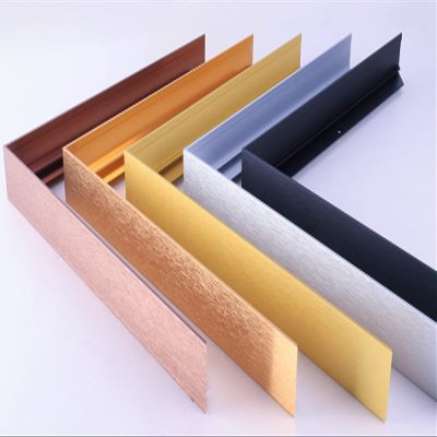 Emuledo Metal Floater Frame for 24x24" Stretched Canvas, 1.5" Depth, Brushed Silver