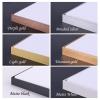Emuledo Metal floater frame for 60X48 Stretched Canvas, 0.8" thick,for wall art painting, Cut to Pieces,picture canvas frame kit, Brushed Silver view 3