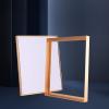 Emuledo Metal floater frame for 48X36 Stretched Canvas, 0.8" thick,for wall art painting, Cut to Pieces,picture canvas frame kit, Light Gold view 4
