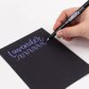 Tombow Brush Pen Fudenosuke pastel for black paper, lavender view 2