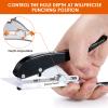 Hole Punch 4mm Single Hole Punch,Heavy Duty Hole Puncher Single,Paper Punch Portable Hand Held Long Hole Puncher for Paper Cards Plastic Cardboard view 3