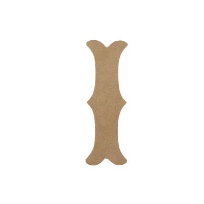 22" Wooden Carnival Letter I Unfinished, Circus Font, Craft Cutout on 1-4" MDF