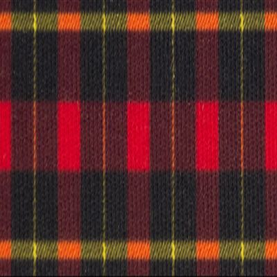 Country Brook Design - Black and Red Plaid Grosgrain Ribbon (5/8 Inch, 10 Yards)