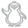 Hero Arts DF095 Small Penguin Tag Fancy Dies Steel Die view 1