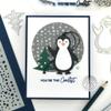 Hero Arts DF095 Small Penguin Tag Fancy Dies Steel Die view 2