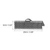 uxcell 50Pcs Ribbon Crimp Clamp Ends, 25mm Bookmark Pinch Cord End Clasps for DIY Craft Making, Metallic Black view 2