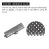 uxcell 50Pcs Ribbon Crimp Clamp Ends, 25mm Bookmark Pinch Cord End Clasps for DIY Craft Making, Metallic Black view 4