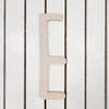 22" Wooden Thin Letter E Unfinished, Skinny Lemon Font, Craft Cutout on 1-4" MDF view 1