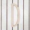 22" Wooden Thin Letter D Unfinished, Skinny Lemon Font, Craft Cutout on 1-4" MDF view 1