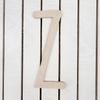 16" Wooden Thin Letter & Unfinished, Skinny Lemon Font, Craft Cutout on 1-4" MDF view 1